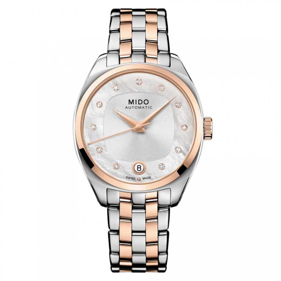 Mido Belluna Royal 11 Diamonds 0.055ct Power Reserve 80 H M024.307.22.116.00 - Photo n°1