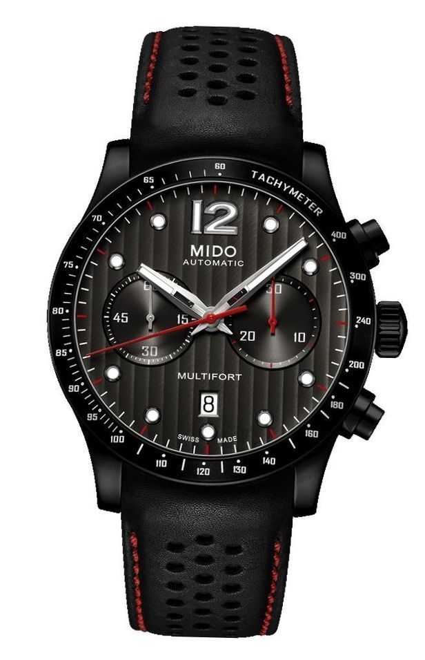 Mido Multifort Automatic Chrono Tachymeter 42mm Aluminium Bezel Swiss Made M025.627.36.061.00 - Photo n°1