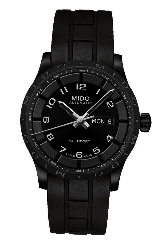 Mido Multifort Ii Automatic Data 42mm Rubber Bezel Swiss Made M018.430.37.052.00 - Photo n°1