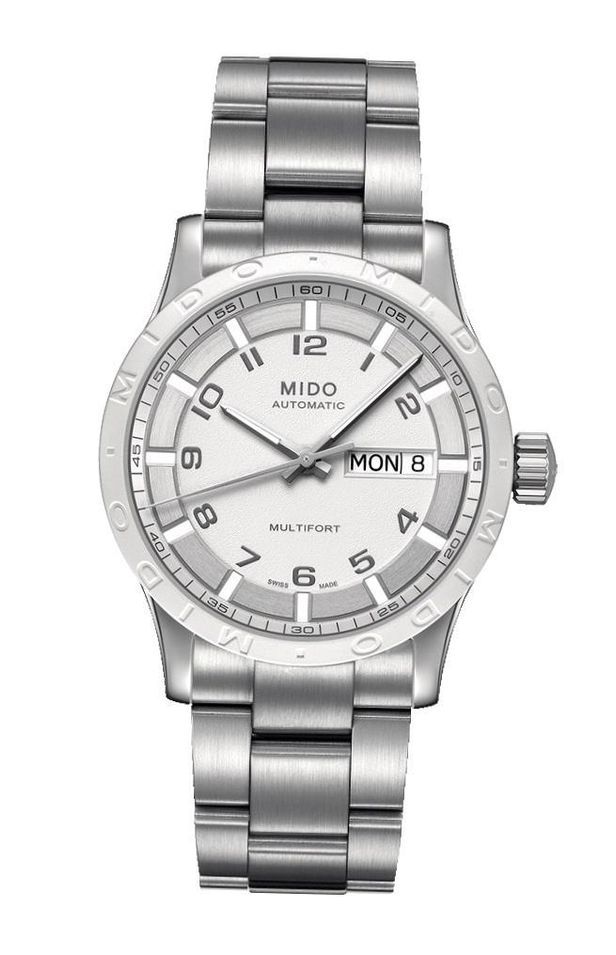 Mido Multifort Ii Automatic Data 42mm Rubber Bezel Swiss Made M018.830.11.012.00 - Photo n°1