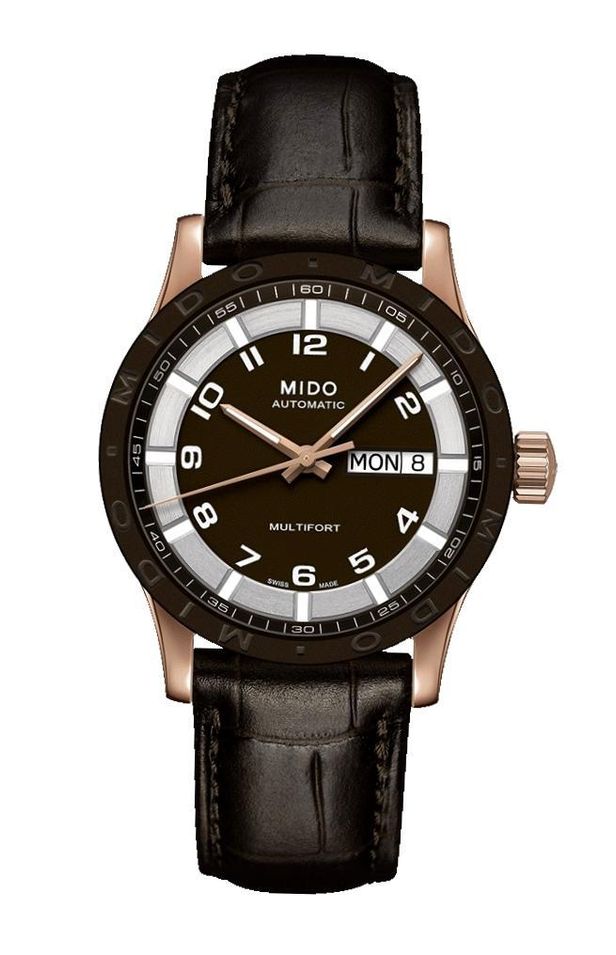 Mido Multifort Ii Automatic Data 42mm Rubber Bezel Swiss Made M018.830.36.292.00 - Photo n°1