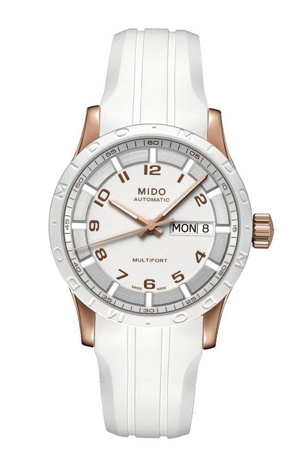 Mido Multifort Ii Automatic Data 42mm Rubber Bezel Swiss Made M018.830.37.012.00 - Photo n°1
