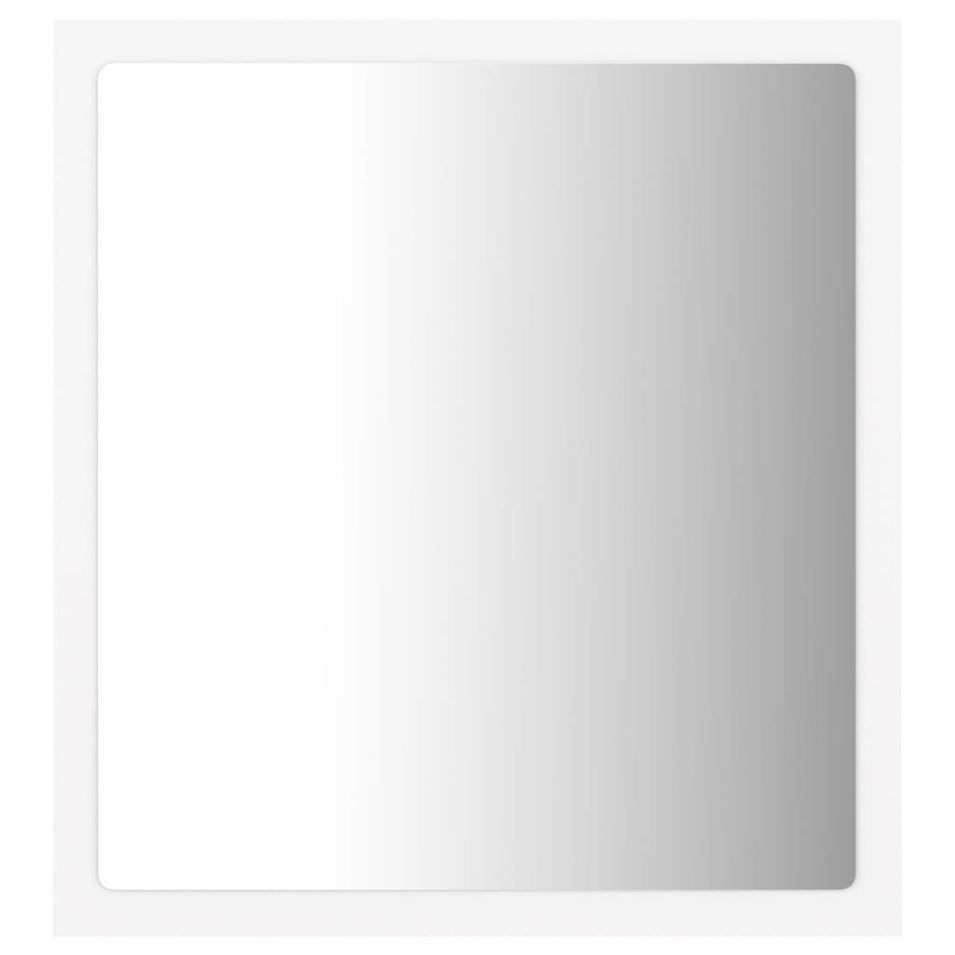 Miroir à LED de salle de bain Blanc 40x8,5x37 cm - Photo n°1