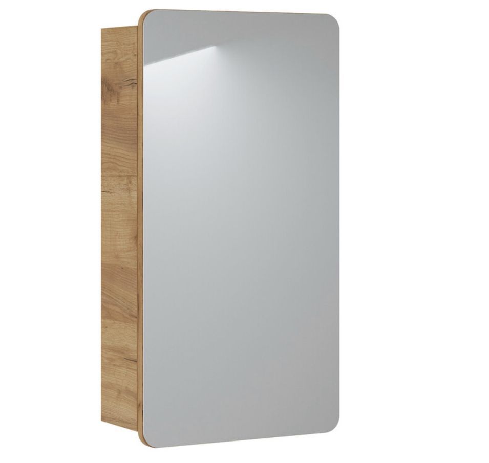 Miroir de salle de bain ARUBA avec étagères de rangement - Photo n°1