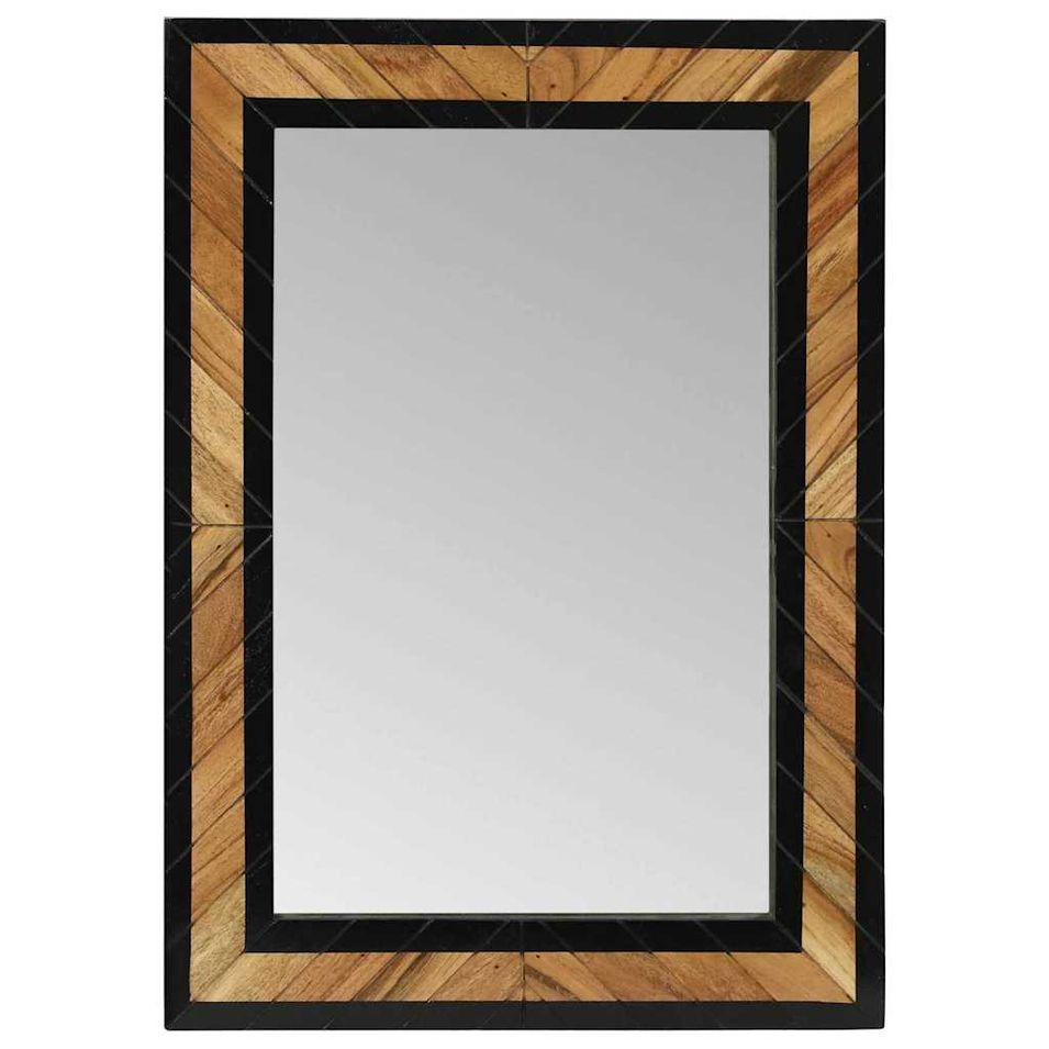 Miroir en bois massif d'acacia KIRO - Photo n°1