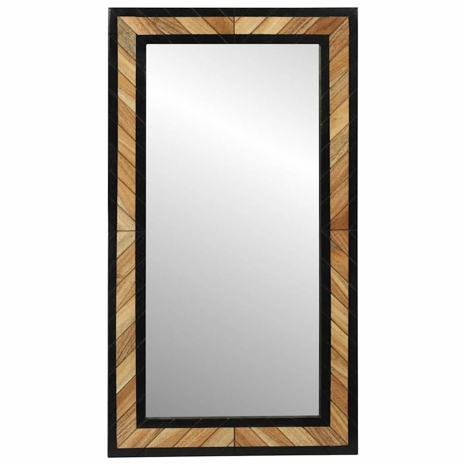 Miroir en bois massif d'acacia KIRO - Photo n°1