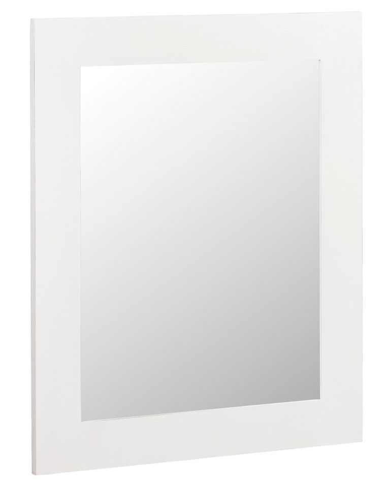 Miroir KOREST – Bois massif blanc - 90x110 cm - Photo n°1