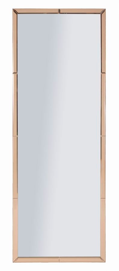 Miroir mural berlin rose cm 55x2x150 (dimensions intérieures du miroir cm 49x143,5) - Photo n°1