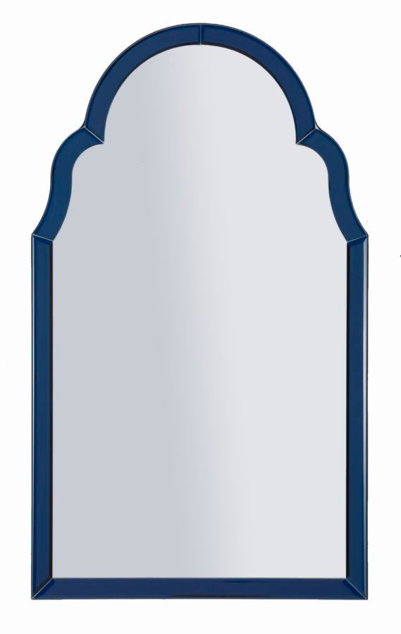 Miroir mural bleu tangier cm 47x1x80 (dimensions intérieures du miroir cm 41x74) - Photo n°1