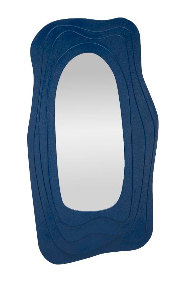 Miroir mural dafne bleu cm 90x4x165 - Photo n°1