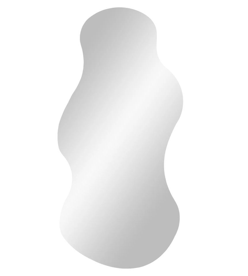 Miroir mural de forme organique PALERMO – L 40 x H 80 cm - Photo n°1