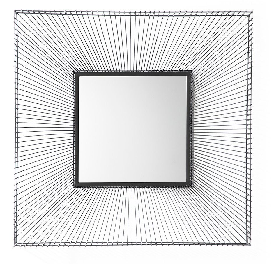 Miroir mural design carré KOOM – L 90 x H 90 cm - Photo n°1