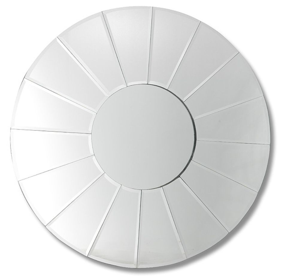 Miroir mural design rond AZUKA – Ø 100 cm - Photo n°1