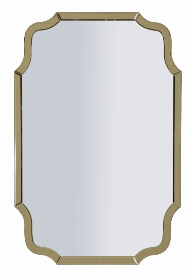 Miroir mural istanbul or cm 60x1x90 (dimensions intérieures du miroir cm 54x84,5) - Photo n°1