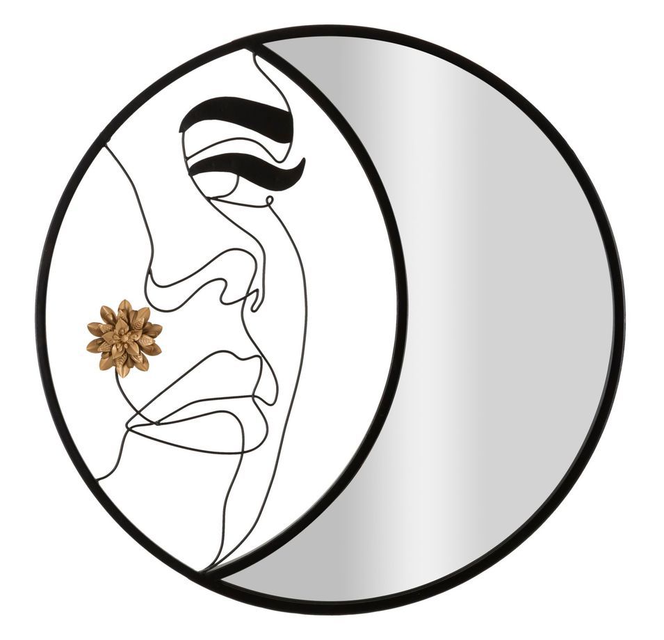 Miroir mural melly cm ø 80x3,8 - Photo n°1