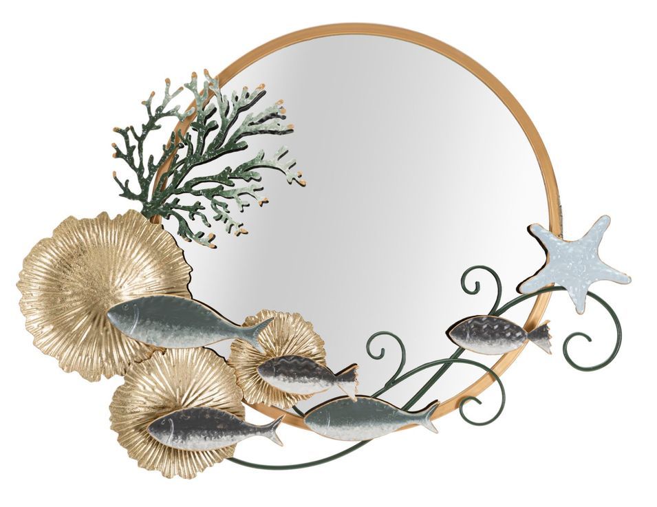 Miroir mural poisson cm 88,9x7,6x65,4 - Photo n°1