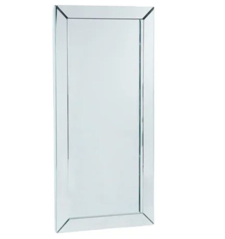 Miroir mural rectangulaire en verre TIKA – 81 x 171 cm - Photo n°1