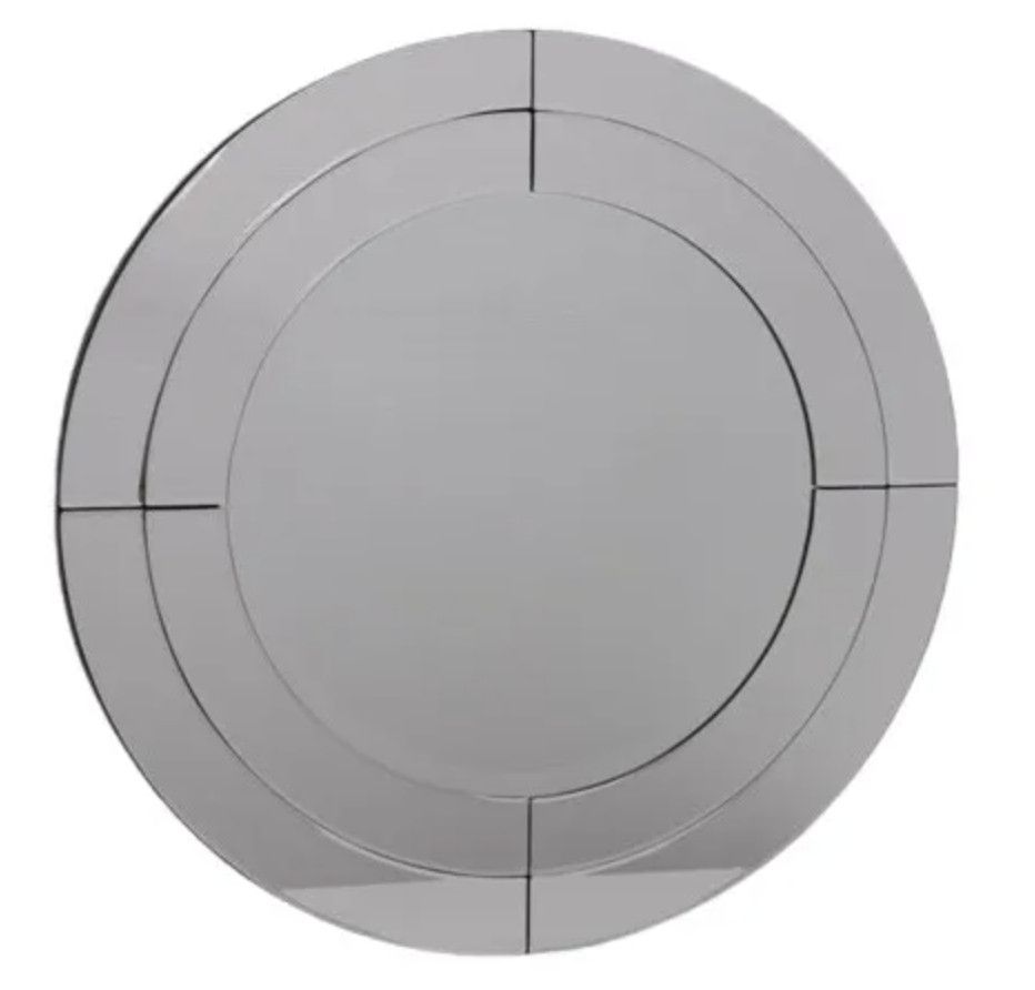 Miroir mural rond design BALY – 80 cm - Photo n°1