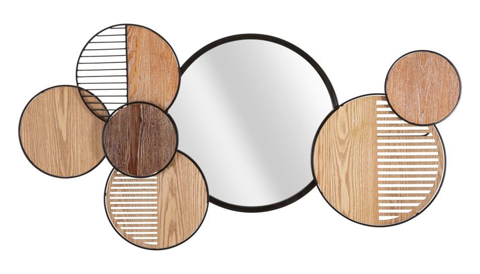 Miroir mural woody cm 123,2 x 4,4 x 63,5 - Photo n°1
