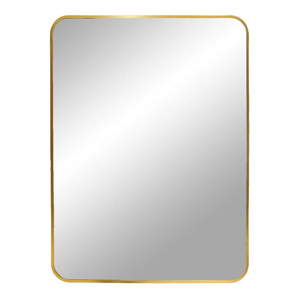 Miroir rectangulaire en aluminium MADRID – L 50 x H 70 cm - Photo n°1