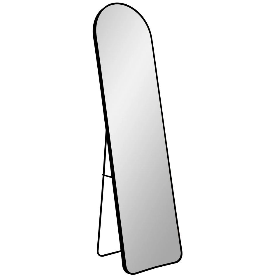 Miroir sur pied en aluminium MADRID – L 40 x H 150 cm - Photo n°1