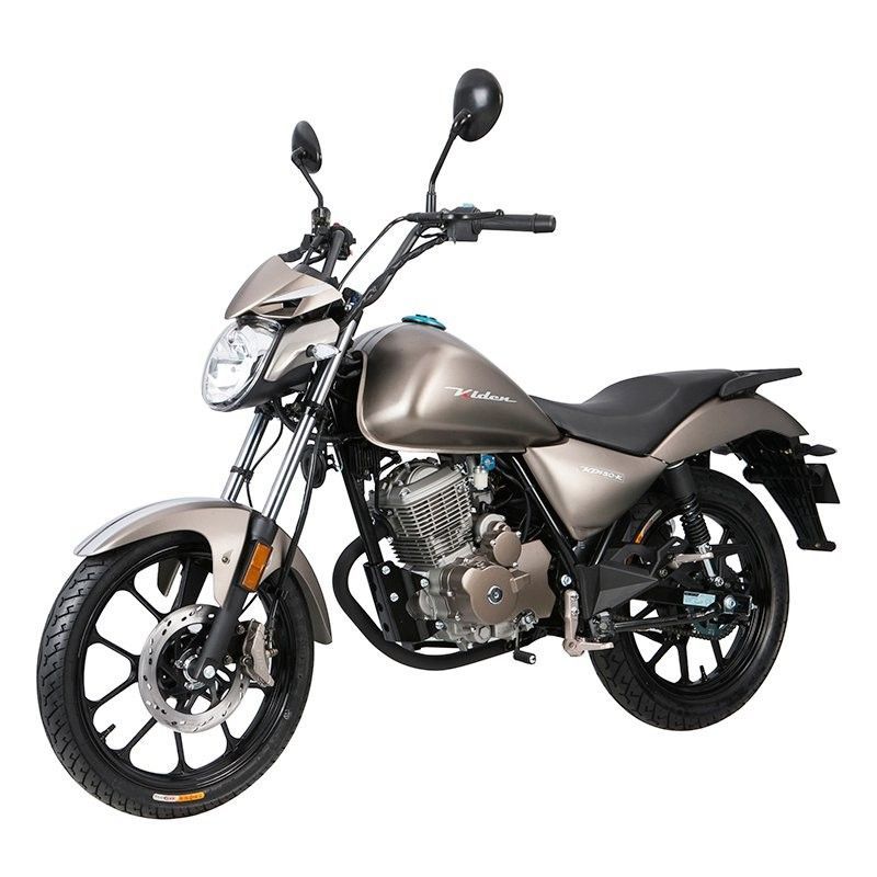 Moto 125cc homologuée 2 personnes Kiden KD125-K gris - Photo n°1