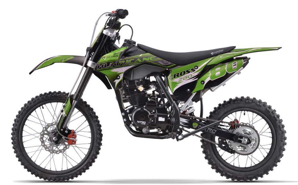 Moto 250cc HURRICANE BRX V3 – Démarrage électrique & kick, boîte manuelle 5 vitesses - Photo n°1