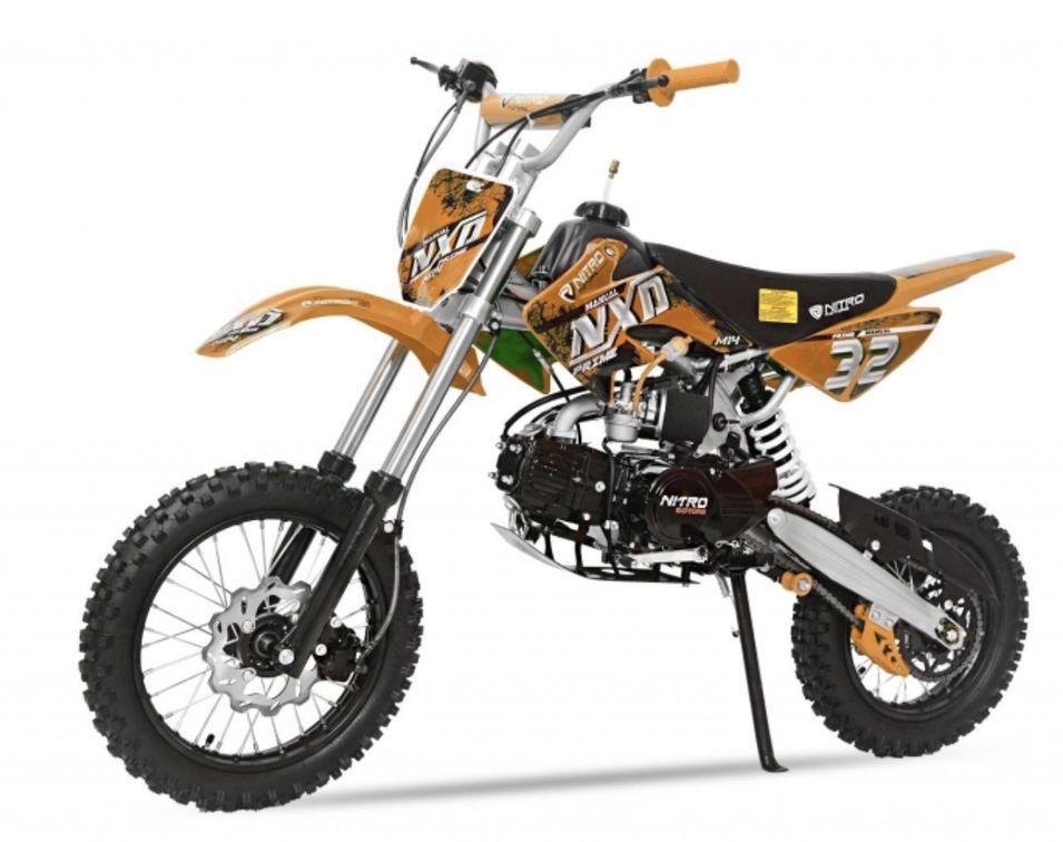 Moto cross 125cc NXD 14/12 automatique e-start orange - Photo n°1