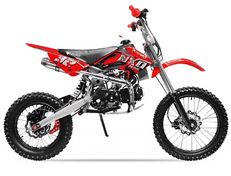 Moto cross 125cc Manuel 4 temps 17/14 Sprint rouge - Photo n°1