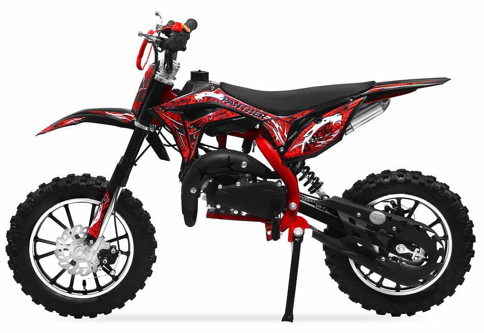Moto cross 49cc Panthera 10/10 rouge - 40 Km/h - Photo n°1