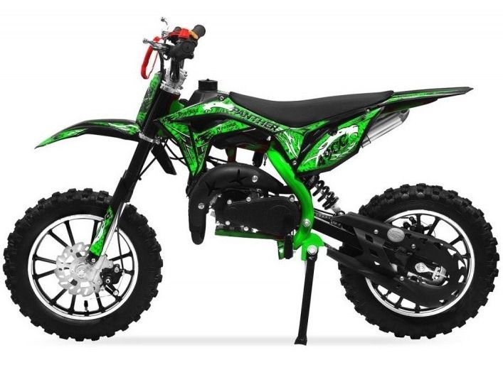 Moto cross 49cc Panthera 10/10 vert - 40 Km/h - Photo n°1