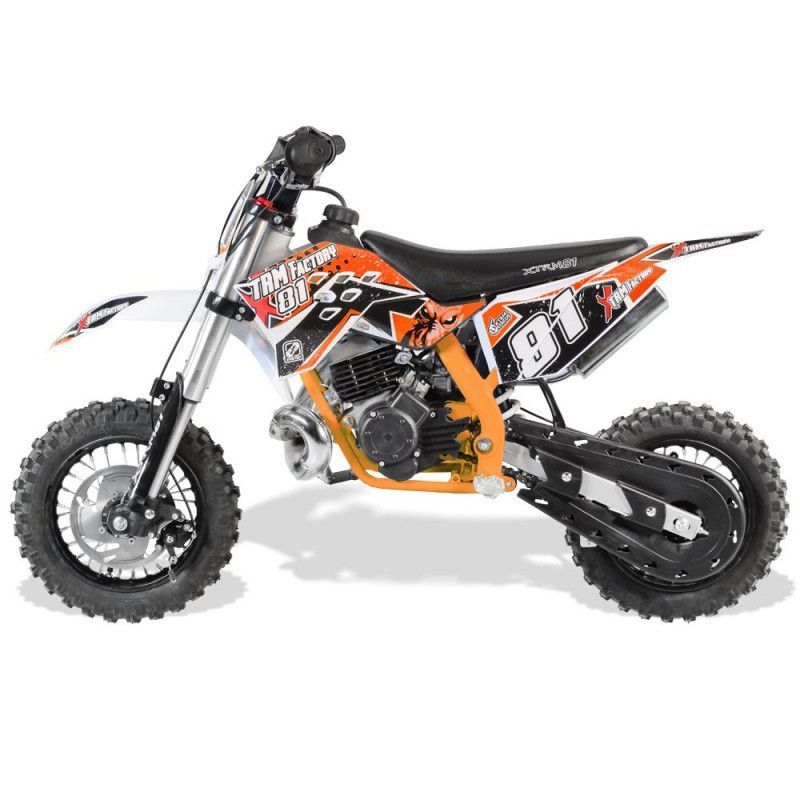 Moto cross 50cc Xtrm 10/10 Kick starter orange - Photo n°1
