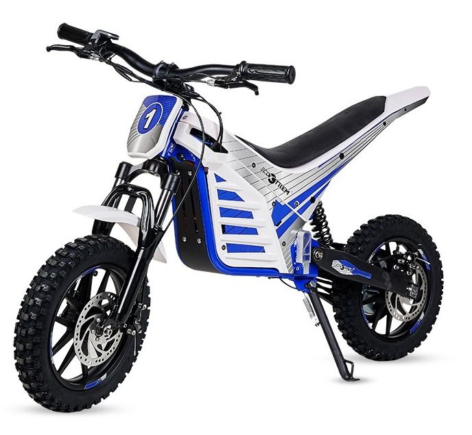 Moto cross électrique enfant 1000W bleu Restar - Photo n°1