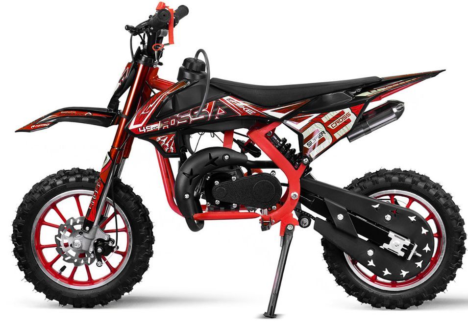 Moto cross enfant 49cc Fossa 10/10 rouge - 50 Km/h - Photo n°1