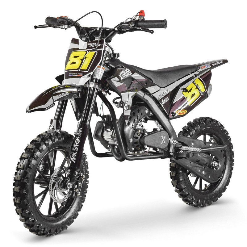 Moto cross enfant 50cc MX Storm noir - Photo n°1