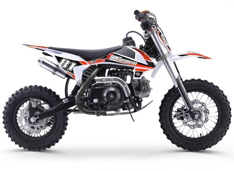 Moto cross enfant 70cc automatique orange et noir MX70 12/10 - Photo n°1