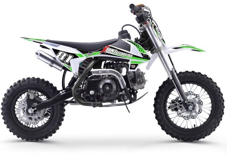 Moto cross enfant 70cc automatique vert et noir MX70 12/10 - Photo n°1