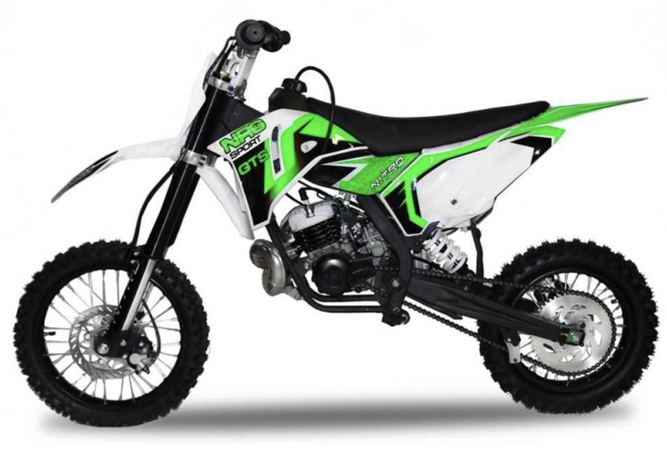 Moto cross enfant NRG GTS 50cc 14/12 automatique vert - Photo n°1