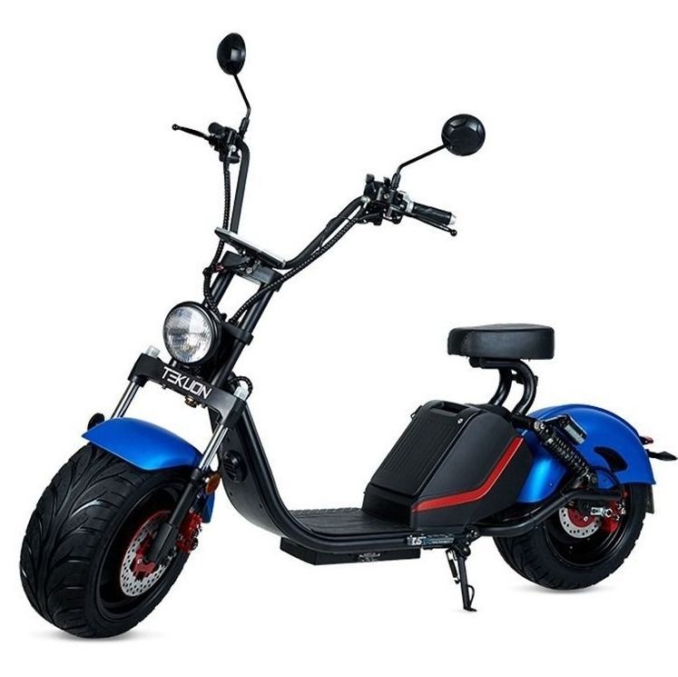 Moto électrique City Coco Ikara bleu 1500W – 45 km/h - homologué route - Photo n°1