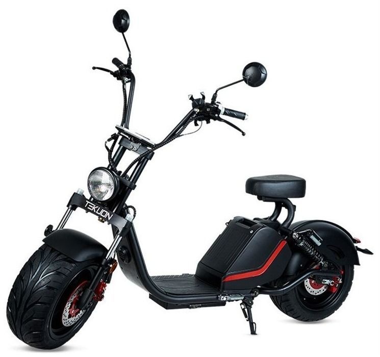 Moto électrique City Coco Ikara noir 1500W – 45 km/h - homologué route - Photo n°1