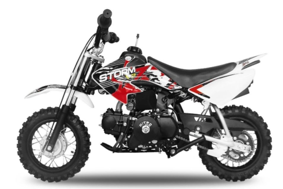 Moto enfant 70cc Storm 4 temps 10/10 e-start rouge - Photo n°1