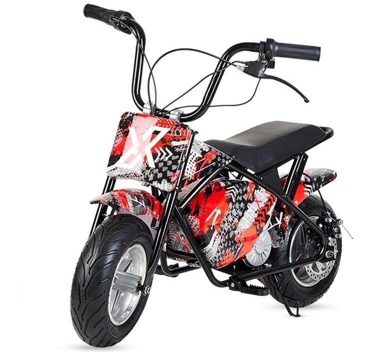 Moto enfant électrique rouge graffity 300W lithium Kopar - Photo n°1