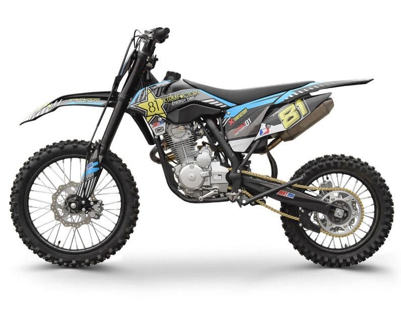 Motocross 200cc MX200 19/16 bleu - Photo n°1