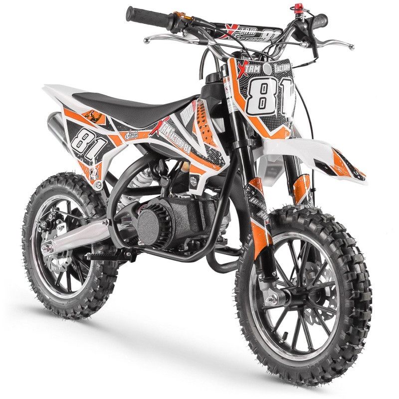 Moto cross pocket 50cc 2 Temps 10/10 orange - Photo n°1