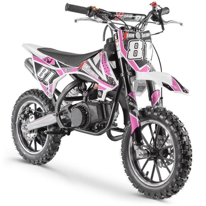 Moto cross pocket 50cc 2 Temps 10/10 rose - Photo n°1
