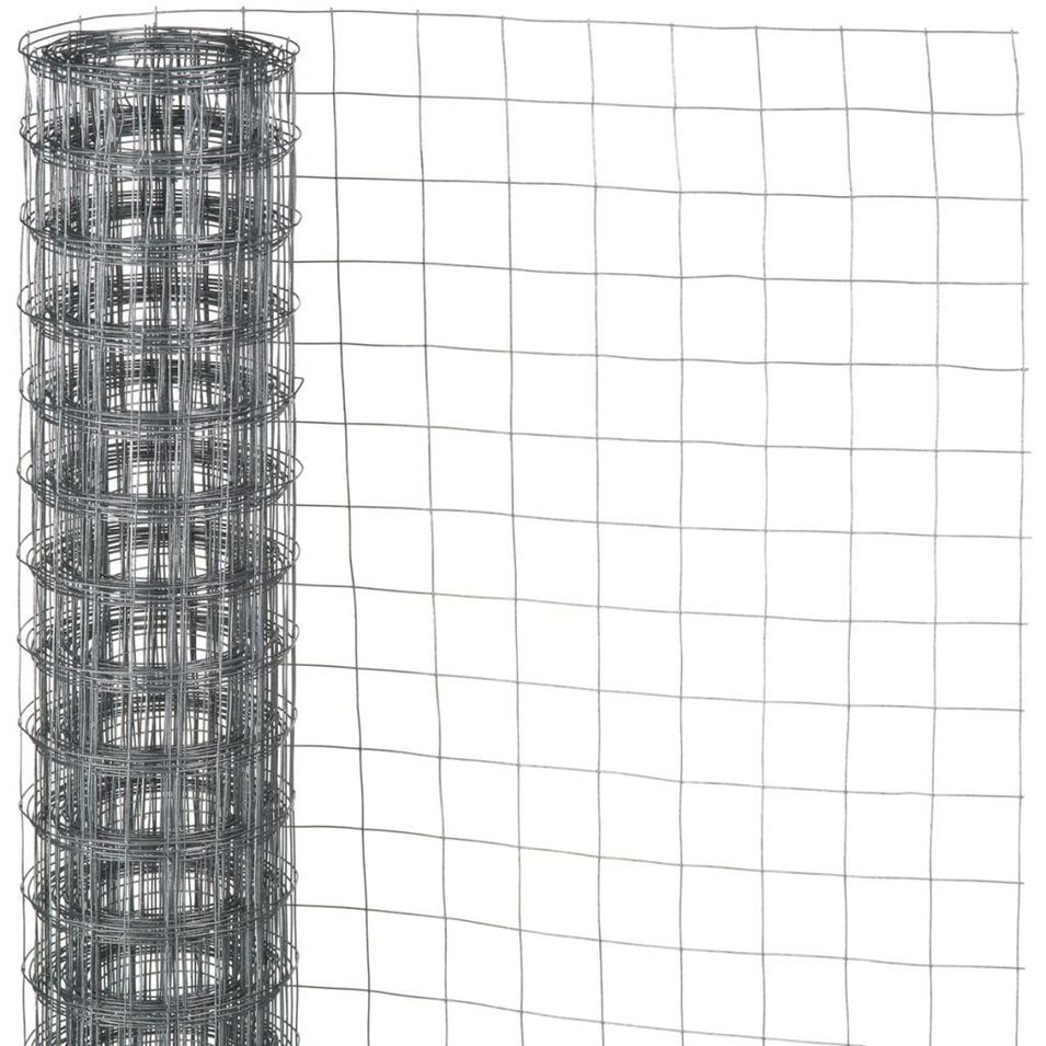 Nature Grillage métallique carré 1 x 2,5 m 13 mm Acier galvanisé - Photo n°1