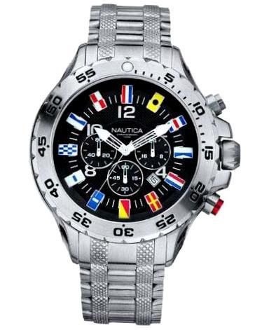 Nautica New Collection Nst Chrono Flag A29512G - Photo n°1