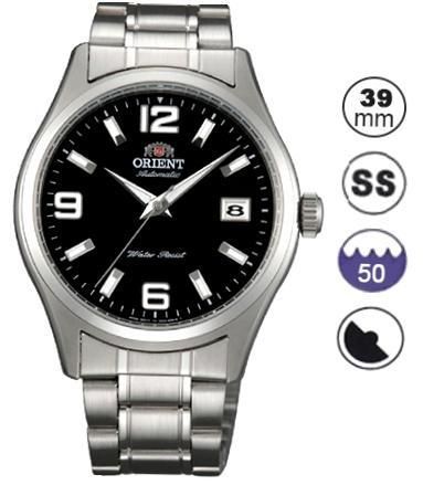 Orient Chicane- Automatic - 40h Power Reserve - Mineral Crystal - Cal. 48743 Automatic Mov't - S/s Case - S/s Bracelet - Date - Wr 50m - 39mm FER1X001B0 - Photo n°1