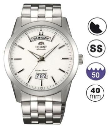 Orient Classic Automatic -day/date- White FEV0S003WH - Photo n°1