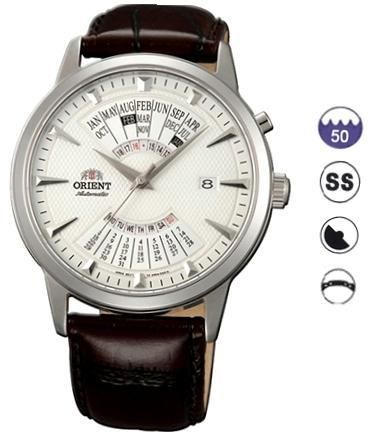 Orient Grand Calendar Automatic FEU0A005WH - Photo n°1